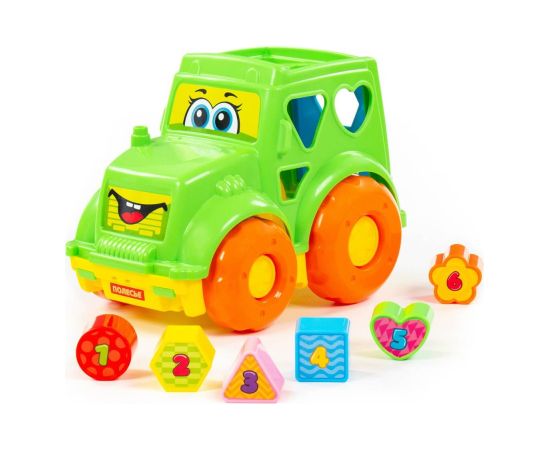 Polesie Figūru šķirotājs (sorteris) Traktors (sietiņā) dažādas (235x153x172 mm) 1+ PL89410