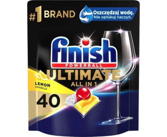 Tabletes trauku mazg.mašīnai Finish Powerball Ultimate Lemon 40g.