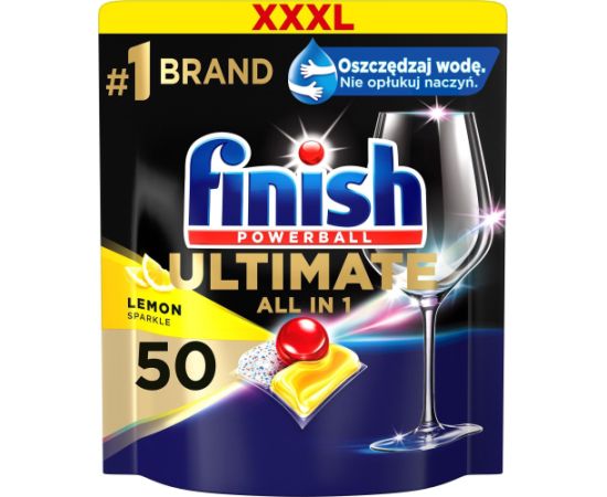 Tabletes trauku mazg.mašīnai Finish Ultimate All-in-1 50 lemon