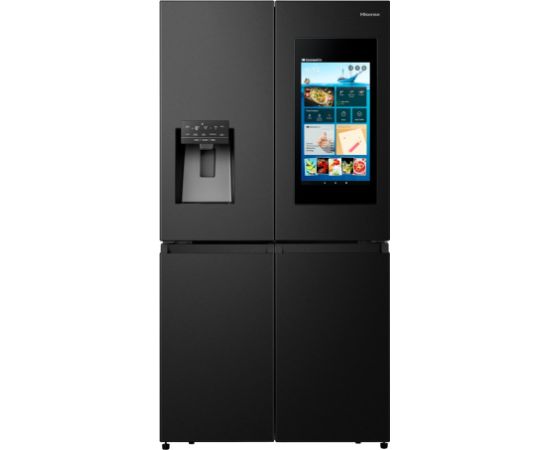 Hisense RQ760N4IFE side-by-side Ledusskapis Black