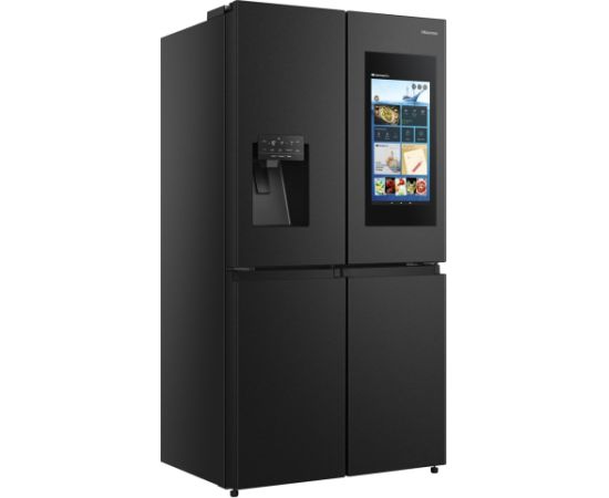 Hisense RQ760N4IFE side-by-side Ledusskapis Black