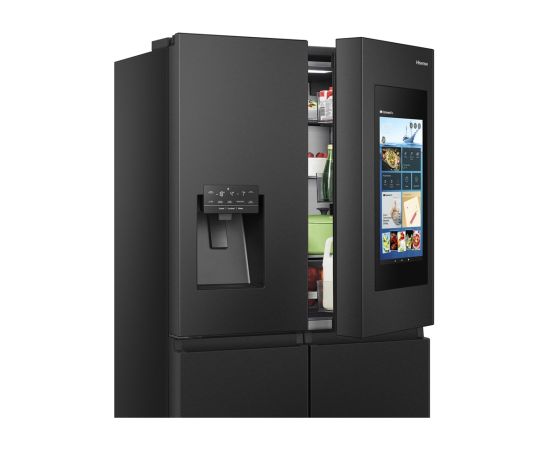 Hisense RQ760N4IFE side-by-side Ledusskapis Black