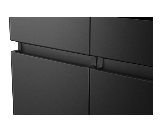 Hisense RQ760N4IFE side-by-side Ledusskapis Black