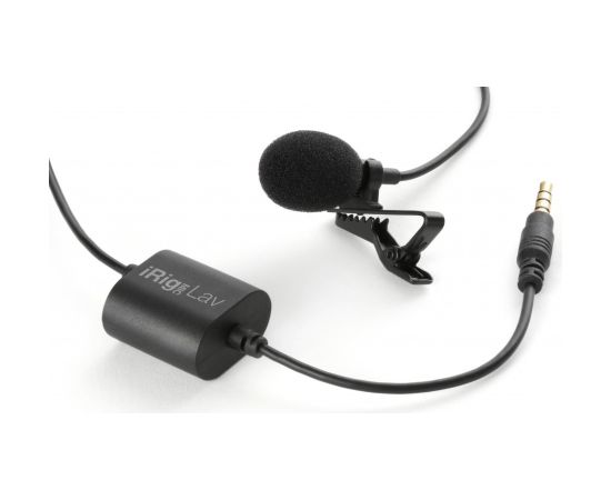 IK Multimedia iRig Mic Lav Black Clip-on microphone