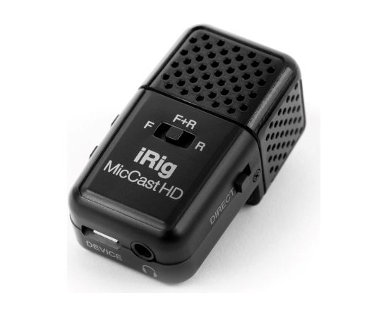 IK Multimedia iRig Mic Cast HD - Dual-sided digital USB microphone with built-in preamp