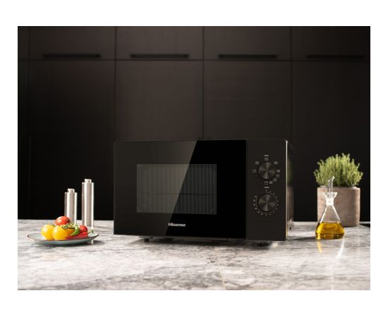 Hisense H20MOBP1G microwave Black Grill microwave Countertop 20 L 700 W Микроволновые печи