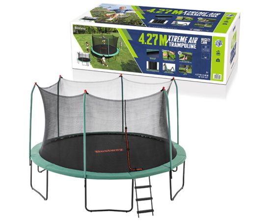 Batuts 4.30 ar aizsargtīklu BestWay Xtreme Air
