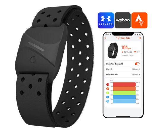 Armband Heart Rate Monitor Coospo HW807 compatibile with Strava , wahooo, mapmyfitness etc.