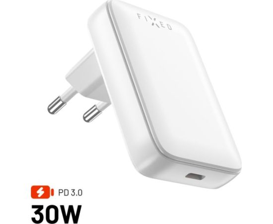 LĀDĒTĀJS Fixed Slim GaN Travel Charger -GaN USB-C  Power Delivery 30W