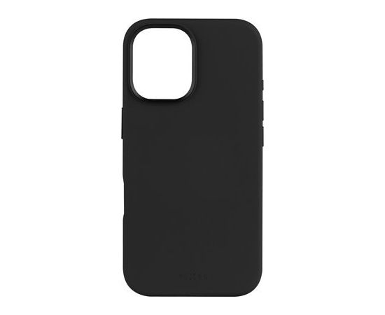 Fixed MagFlow | Back Cover | Apple | iPhone 16 | Silicone | Black