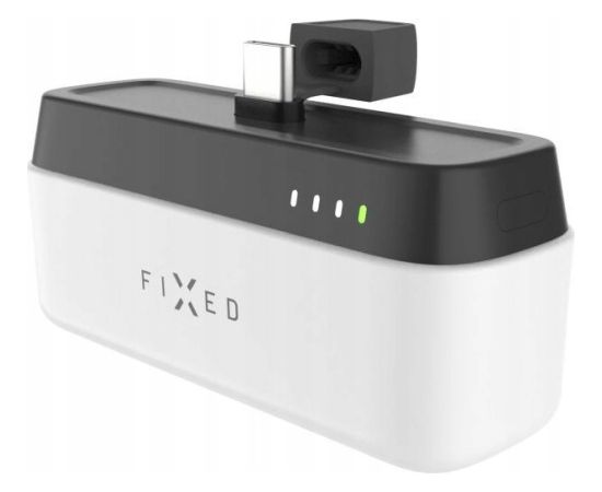 Powerbank Fixed | Zen 5 Plug-in 20W FIXZEN-5PL-WH | 5000 mAh | USB-C: DC 5V/3A, 9V/2.22A, 12V/1.67A 20W MAX | White