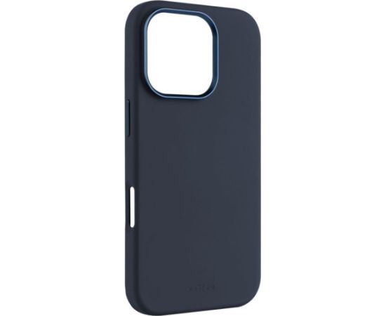 Fixed MagFlow | Back cover | Apple | iPhone 16 Pro | Liquid silicon | Blue