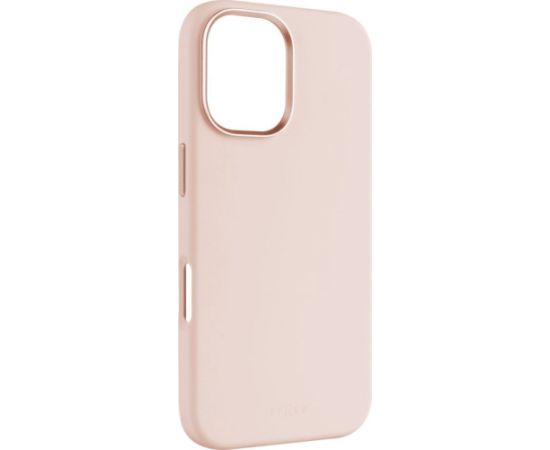 Fixed MagFlow | Back cover | Apple | iPhone 16 | Liquid silicon | Pink