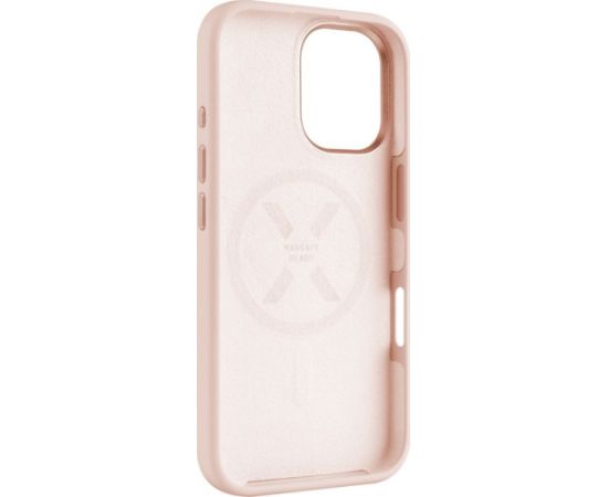 Fixed MagFlow | Back cover | Apple | iPhone 16 | Liquid silicon | Pink