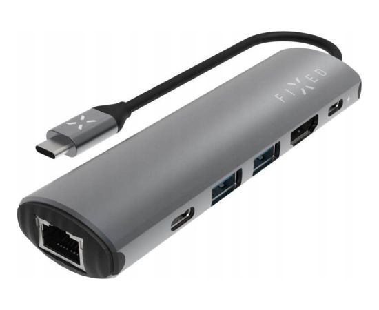 HUB USB Fixed | 6-port USB-C HUB Pro for laptops and tablets
