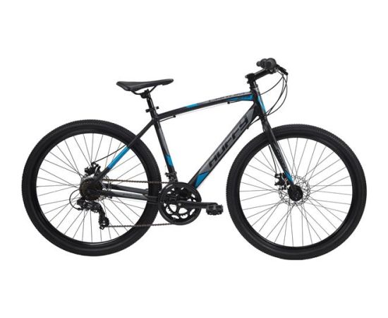 Huffy Carom Gravel 27.5" Мужской велосипед, Shimano TY-300, Черный