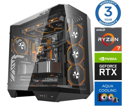 INTOP AQUA Ryzen 7 9700X 32GB DDR5 1TB SSD M.2 NVME RTX5070Ti 16GB
 no-OS