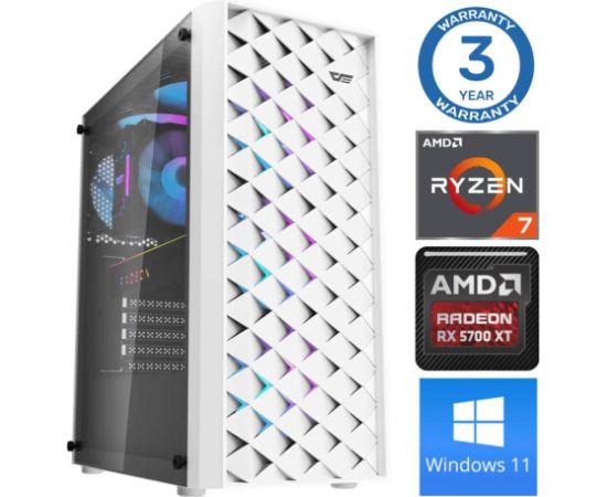 INTOP Ryzen 7 5700X 16GB 1TB SSD M.2 NVME RX5700 XT 8GB WIN11