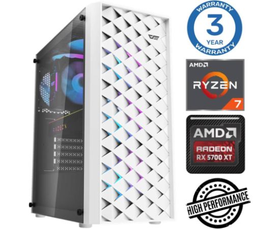 INTOP Ryzen 7 5700X 64GB 500SSD M.2 NVME RX5700 XT 8GB no-OS