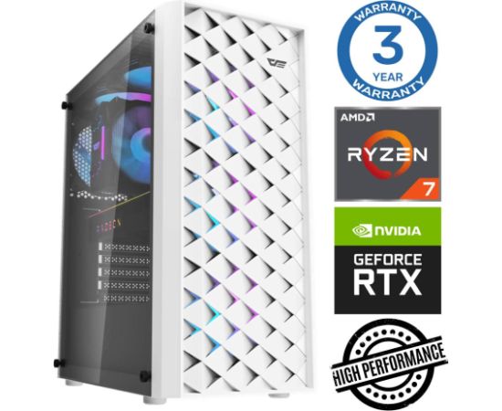 INTOP Ryzen 7 5700X 32GB 500SSD M.2 NVME+2TB RTX3050 6GB no-OS