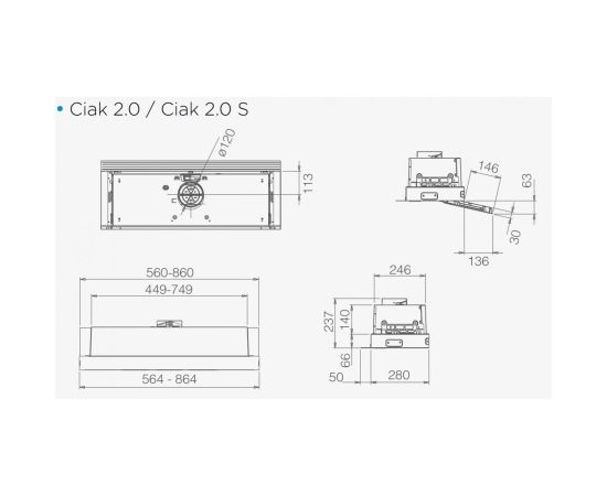 Elica CIAK 2.0 S GR/A/90