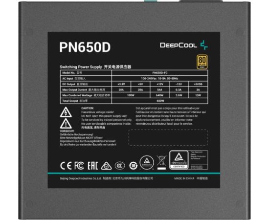 Deepcool PN650D 650w Gold Direct PSU
