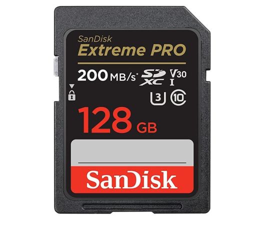 Sandisk memory card SDXC 128GB Extreme Pro