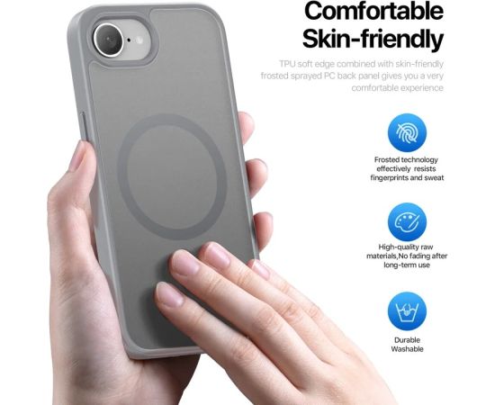 Case Dux Ducis Yind Apple iPhone 16e grey