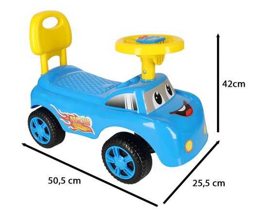 Stumjamā mašīna FUNNY CAR blue 4414