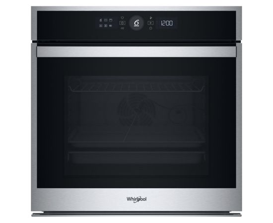Whirlpool WOI4S8PPM1SX cepeškrāsns, 6th Sense, pirolīze, tvaiks+, ner. t.