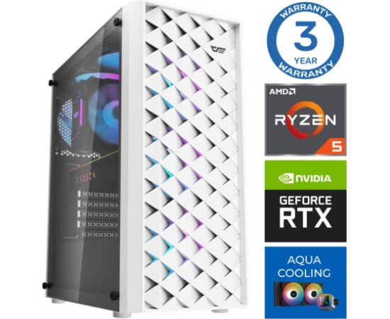 INTOP AQUA Ryzen 5 7600X 32GB DDR5 1TB SSD M.2 NVME RTX4060 8GB no-OS
