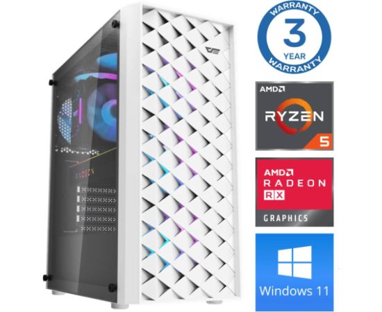 INTOP Ryzen 5 5500 16GB 500SSD M.2 NVME RX580 8GB WIN11