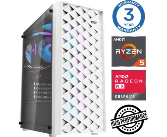 INTOP Ryzen 5 5500 16GB 500SSD M.2 NVME RX580 8GB no-OS