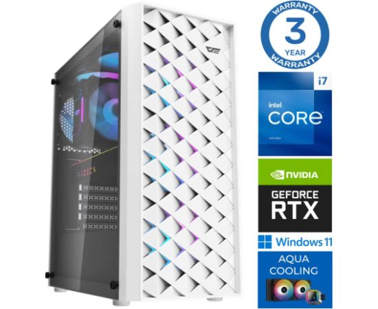 INTOP AQUA i7-14700F 32GB DDR5 1TB SSD M.2 NVME RTX3060 12GB WIN11