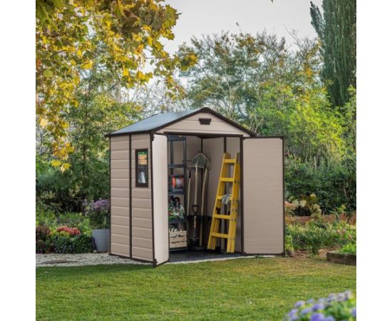 Keter Садовый сарай Manor 6x5 DD бежевый