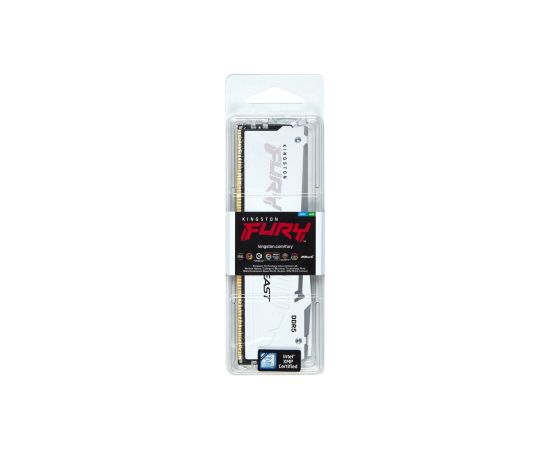 Kingston Technology FURY Beast 32GB 6000MT/s DDR5 CL30 DIMM White RGB XMP