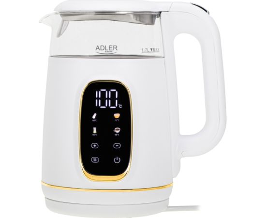 Adler AD 1305WG Elektriskā tējkanna ar temperatūras kontroli 1.7L 2200W