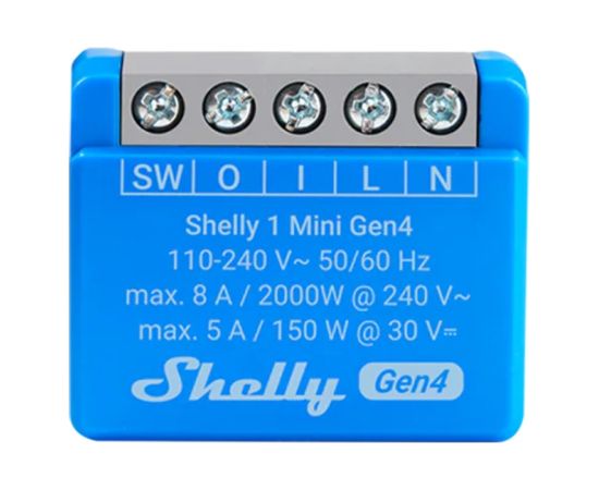Shelly 1 Mini Gen4 Controller Zigbee/Matter