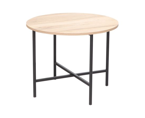 Coffee table HANNES 50x50xH40cm, rustic melamine