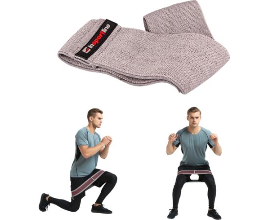 Tekstila gumijas cilpa inSPORTline Lopr PRO 66cm 55kg Pretestības gumijas