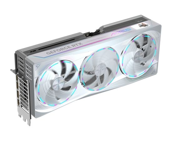 GIGABYTE AORUS GeForce RTX 5090 MASTER ICE 32G Graphics Card - 32GB GDDR7, 512bit, PCI-E 5.0, 2655MHz Core Clock, 3 x DP 2.1a, 1 x HDMI 2.1b, NVIDIA DLSS 4, GV-N5090AORUSM ICE-32GD