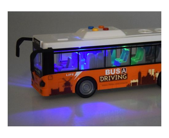 Autobuss 26 cm ar skaņām,gaismām ZA4634 Машины и аксессуары