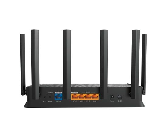 Wireless Router TP-LINK Wireless Router 6500 Mbps Wi-Fi 7 3x10/100/1000M 1x2.5GbE LAN \ WAN ports 1 Number of antennas 6 ARCHERBE400
