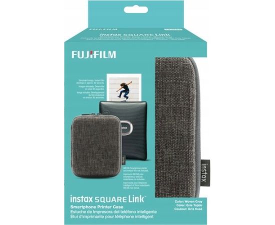 CASE fujifilm instax Square Link Printer Case woven gray