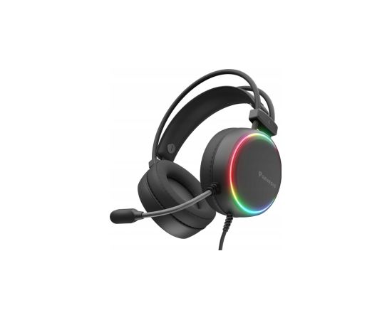 Austiņas Genesis Neon 613 G2 RGB Black