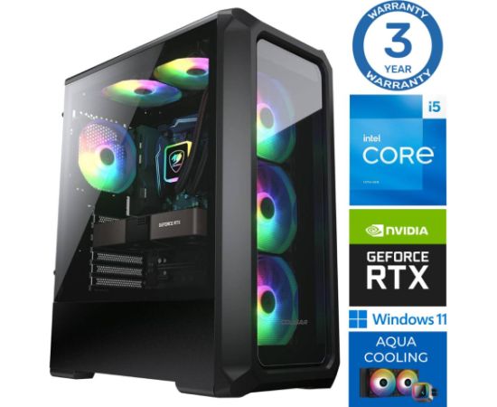 INTOP AQUA i5-12600KF 32GB DDR5 1TB SSD M.2 NVME RTX4060 8GB WIN11