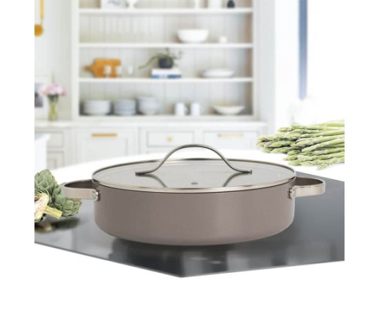 Garnek z pokrywką 28 cm 3,9L MAESTRO MR-4009-28S