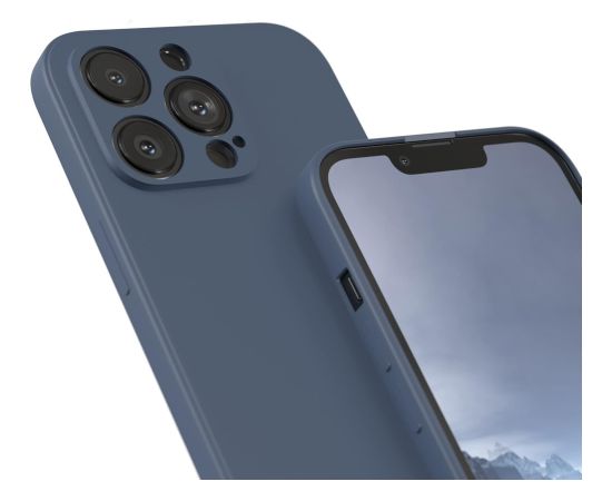 Case Liquid Silicone 1.5mm Samsung S937 S25 Edge dark blue