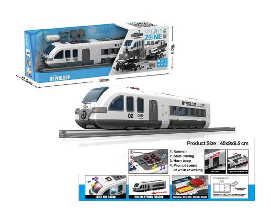 Adar Konstruktors Metro vilciens, gaisma, skaņa, sliedes 612297