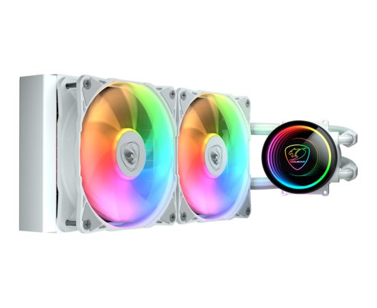 COUGAR POSEIDON ELITE ARGB 240 White AiO Liquid Watercooling